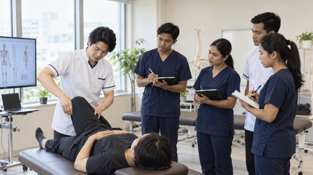 Japan Posture Reset Academy Cambodiaの実技授業